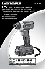 Genesis GLID20A Operator's Manual