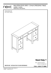 Next MALVERN 704594 Assembly Instructions Manual