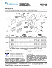 Tyco Electronics 408-10205 Instruction Sheet
