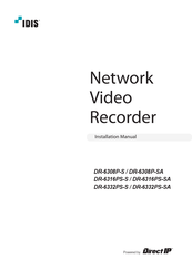 Idis DR-6308P-S Installation Manual