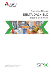 Apv DELTA DA3+ SLD Operating Manual