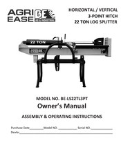 AGRI EASE BE-LS22TL3PT Owner's Manual