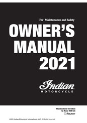 Razor Indian eFTR Mini 2021 Owner's Manual