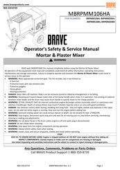 GNE BRAVE BRPMM208H Operator's Safety And Service Manual