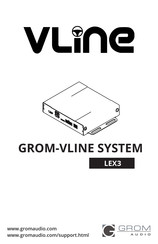 GROM Audio VLINE LEX3 Manual