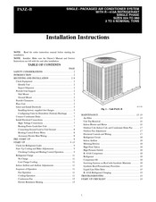 Carrier PA3Z-B Installation Instructions Manual