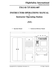 FlightSafety TM-3-B Instructor Operations Manual
