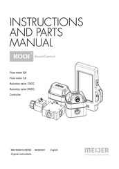 Meijer KOOI ReachControl Instructions And Parts Manual
