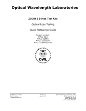OWL ZOOM 2 Series Quick Reference Manual