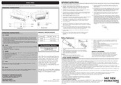 Twin-Star International Duraflame DFI055 Operating Instructions
