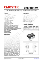 CMOSTEK CMT2157AW-ESB Manual