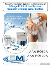 AMI AAA-RO100A Manual For Installation, Operation And Maintenance