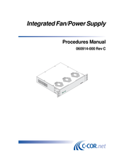 C-COR Optiworx HW-PSFAN-1-110 Procedures Manual