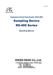 Riken Keiki RS-400 Series Operating Manual