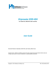 Hoffmann&Hoffmann Dripmaster EDD-4SH User Manual