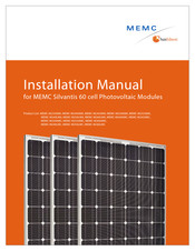 MEMC SunEdison MEMC-M235AMA Installation Manual