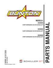 Schiller Grounds Care Bunton 634006 Parts Manual