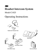 3M C1025 Operating Instructions Manual