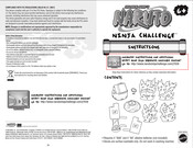 Mattel NARUTO SHONEN JUMP'S NINJA CHALLENGE Instructions Manual