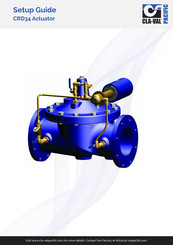 CLA-VAL CRD-34 Setup Manual