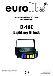 EuroLite D-16E User Manual