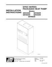 Bard QH362D Installation Instructions Manual