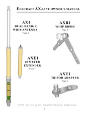 ELECRAFT AXE1 Owner's Manual