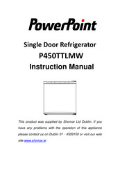 Powerpoint P450TTLMW Instruction Manual