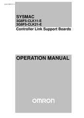 Omron SYSMAC 3G8F5-CLK21-E Operation Manual