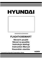 Hyundai FLN24T439ST Instruction Manual