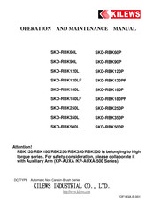 Kilews SKD-RBK500P Operation And Maintenance Manual