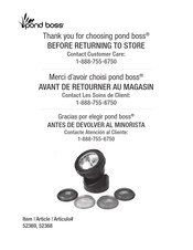 Pond Boss 52369 Manual