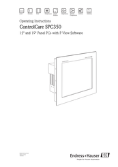 Endress+Hauser ControlCare SPC350 Operating Instructions Manual