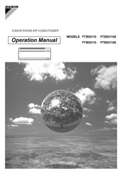 Daikin FT35GV1G Operation Manual