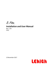Lehigh E-Flex EFRP-04 Installation And User Manual