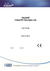 PPM ViaLiteHD HR-C-HB-3 Series User Manual