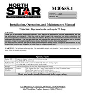 NorthStar 4065 Installation, Operation And Maintenance Manual