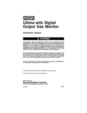 MSA Ultima Instruction Manual