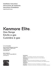 Kenmore W11024188A Installation Instructions Manual