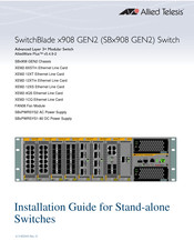 Allied Telesis SwitchBlade x908 GEN2 Installation Manual