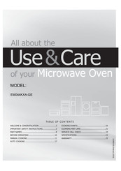Midea EM044KXA-GE Use & Care Manual