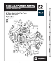 Versamatic E2PP 9A-F Series Service & Operating Manual