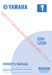 Yamaha LZ200 Operator's Manual