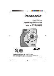 Panasonic iPalm PV-DC3000 Operating Instructions Manual