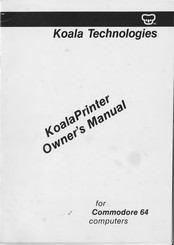 Koala Technologies KoalaPrinter Owner's Manual