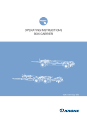Krone AZW 18 eL3B9 Operating Instructions Manual