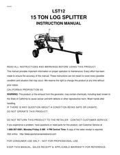 Buffalo Tools LST12 Instruction Manual