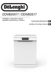 DeLonghi DDW60S17 Installation Instructions Manual
