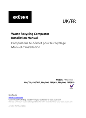 Krushr F86/310 Installation Manual