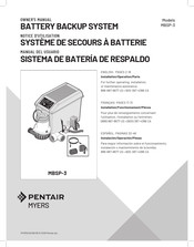 Pentair MBSP-3 Owner's Manual
